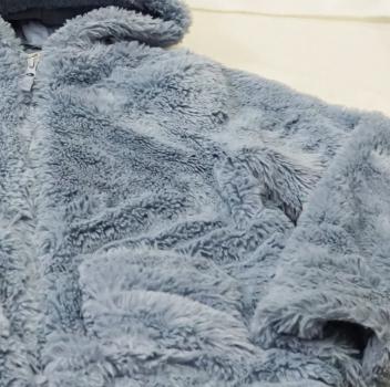 gefütterte Fleecejacke Gr. 146 von H&M (1647)